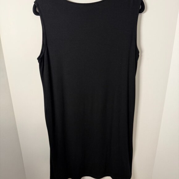 Eileen Fisher Sleeveless Mini Dress – Black (Size M) - Picture 3 of 7